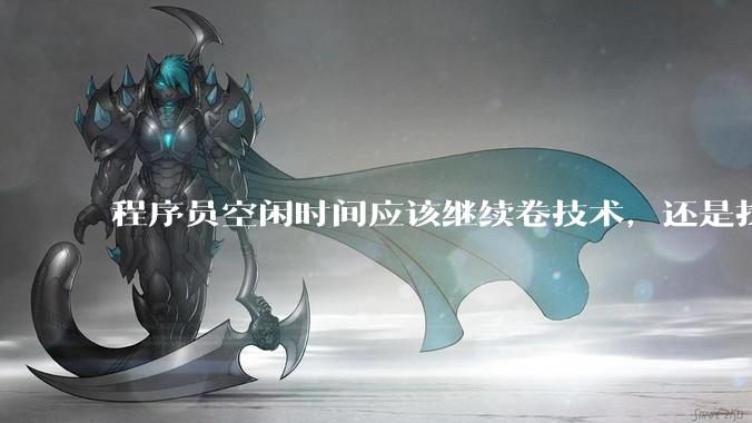 程序员空闲时间应该继续卷技术，还是找其他副业？